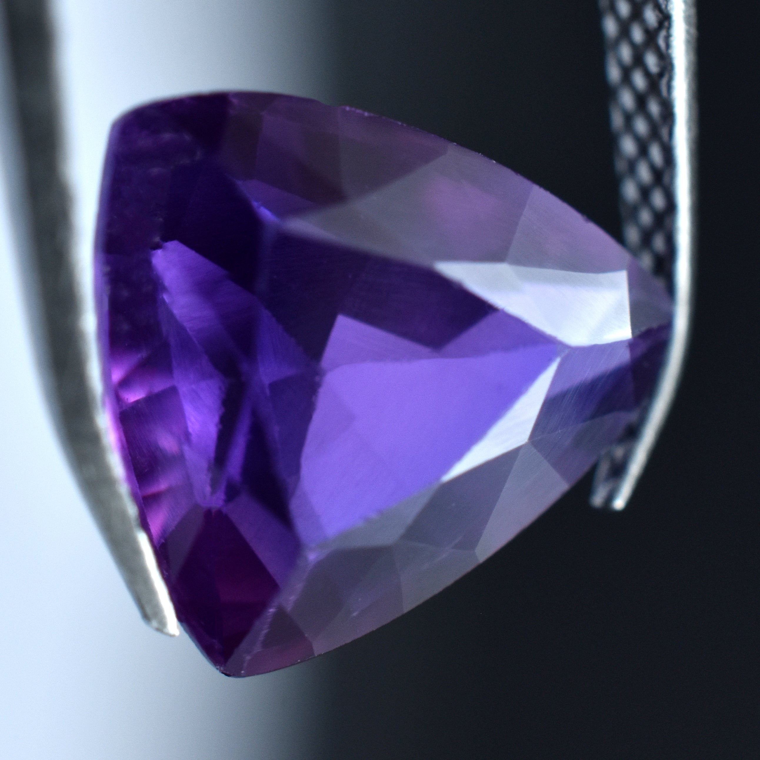 Natural Loose Gemstone faceted Trillion Cut Attractive Stone 12.52 Ct Purple Sapphire CERTIFEID Color Change Trillion Cut Gem | Best For Symbolism & Versatility | Free Shipping With Amazing Gift