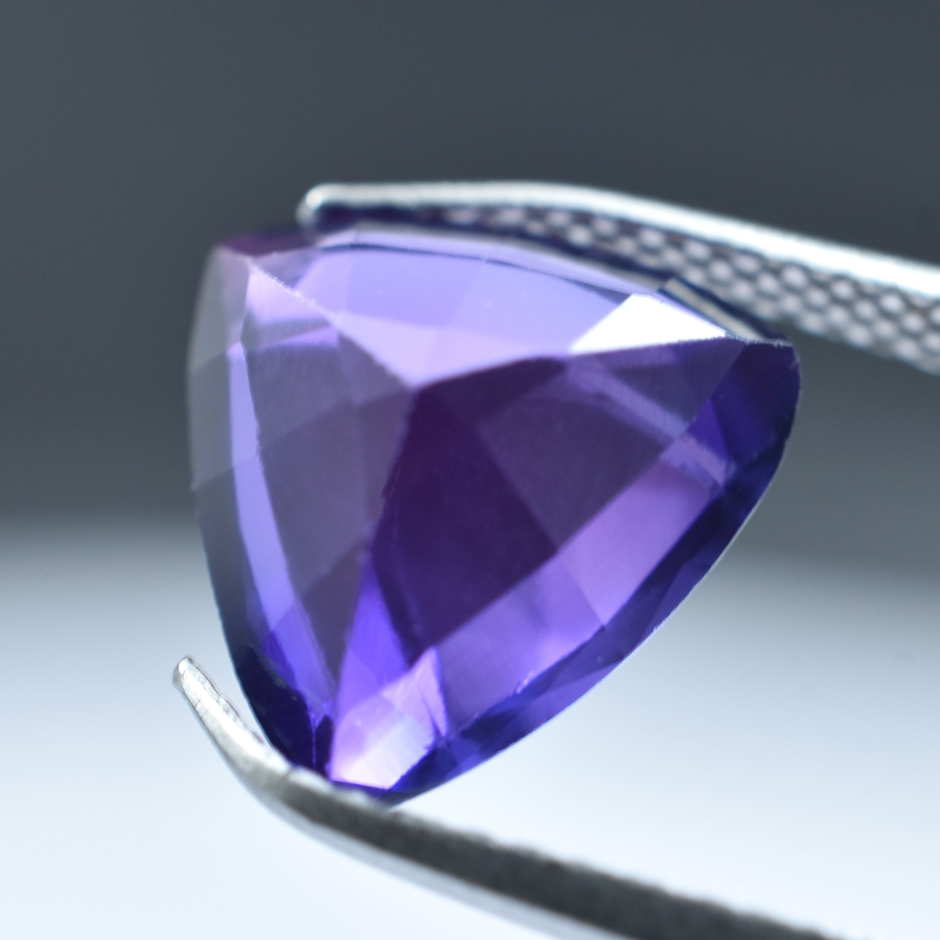 Purple Tanzanite Best For Energy and Well-Being 2.95 Carat Tanzanite Purple Trillion Shape Certified Natural Loose Gemstone