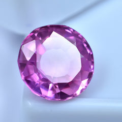 9.33 Carat Round Cut Pink Sapphire Certified Loose Gemstone Best For Ring/Pendant Making Natural Pink Sapphire Gemstone