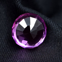 Natural Sapphire Pink 7.65 Carat Round Shape Loose Gemstone Certified Natural Pink Sapphire Gem