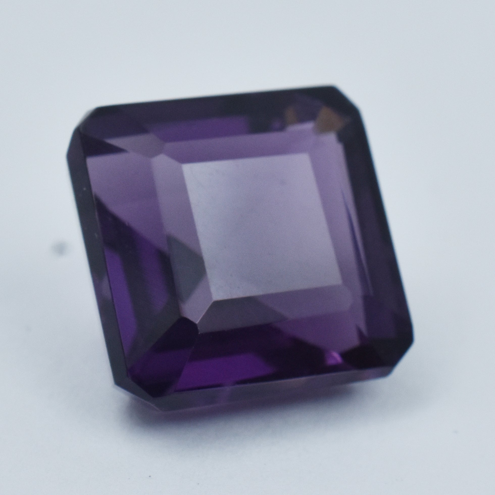 Stunning Tanzanite Gem 13.35 Carat Square Cut Natural Certified Purple Tanzanite Loose Gemstone