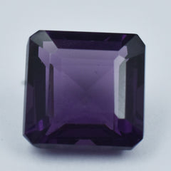 Stunning Tanzanite Gem 13.35 Carat Square Cut Natural Certified Purple Tanzanite Loose Gemstone