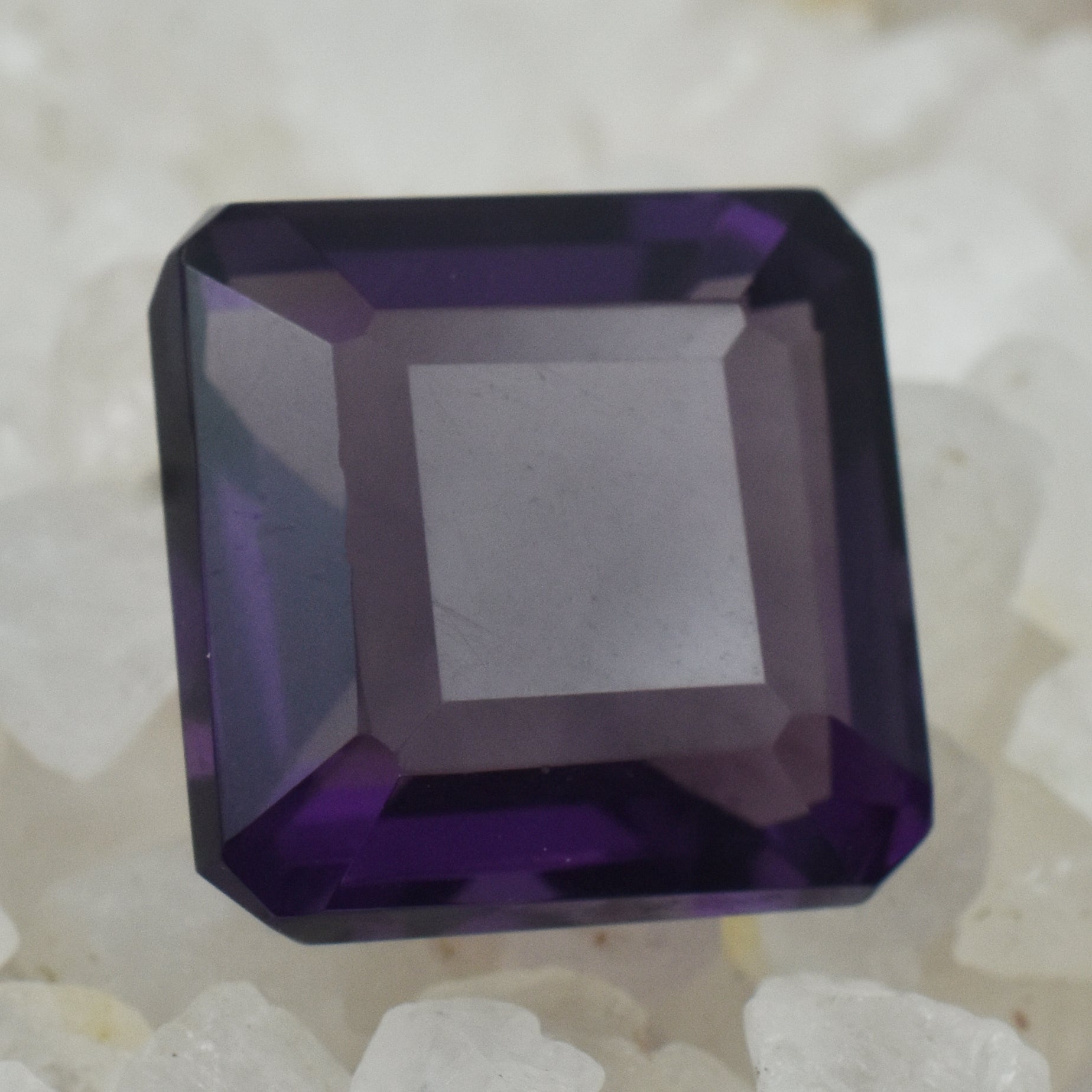 Stunning Tanzanite Gem 13.35 Carat Square Cut Natural Certified Purple Tanzanite Loose Gemstone