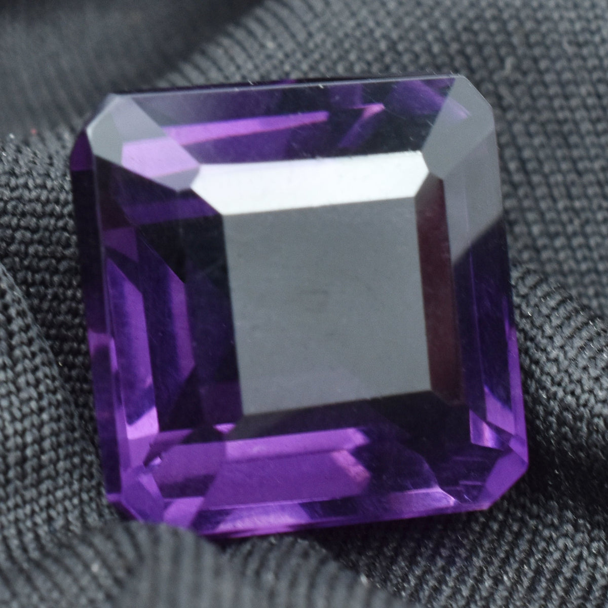 Stunning Tanzanite Gem 13.35 Carat Square Cut Natural Certified Purple Tanzanite Loose Gemstone