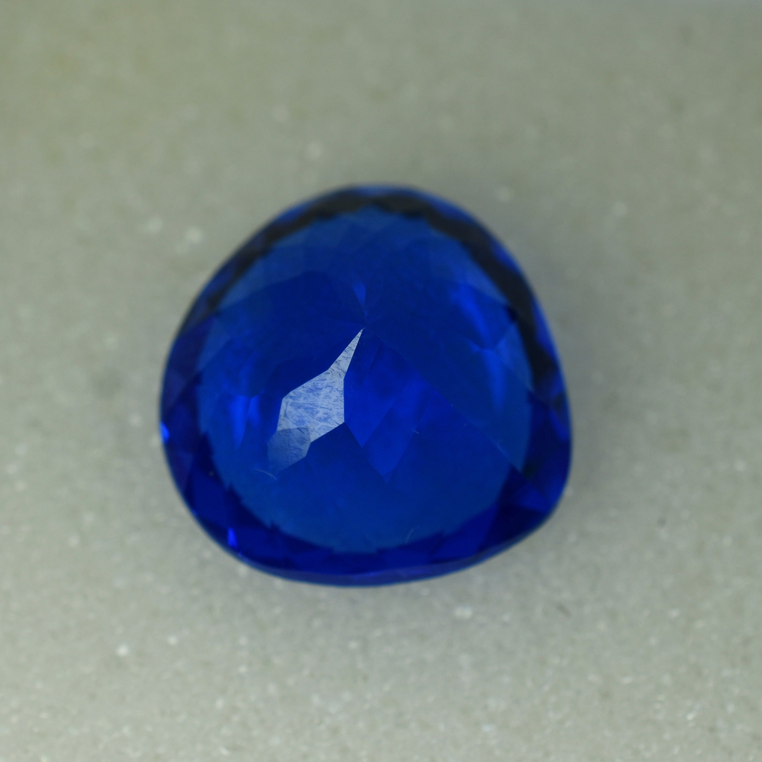 Extremely Rare Dark Blue Tanzanite Gem 11.54 Ct Pear Cut Certified NATURAL Loose Gemstone | Best For Durability & Rareness | Free Gift & Delivery