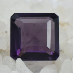 For Engagement Rings Best Natural Purple Tanzanite 12.95 Carat Square Cut Certified Loose Gemstone