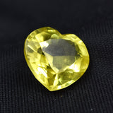 Natural Certified 10.10 Ct Ceylon Yellow Sapphire Heart Shape Loose Gemstone Best For making Jewelry, Yellow Sapphire Ring | Loose Yellow Sapphire |  Natural Yellow Stone Best Sale Going on