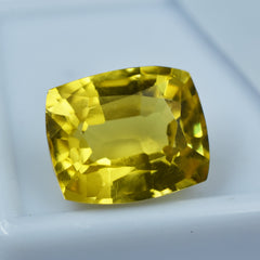 Natural Yellow Sapphire 10.50 Ct Cushion Shape Certified Natural Loose Gemstone Best Surprising Offer On Yellow Sapphire