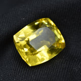 Natural Yellow Sapphire 10.50 Ct Cushion Shape Certified Natural Loose Gemstone Best Surprising Offer On Yellow Sapphire