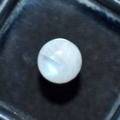 Authentic 8.35 Carat Natural white Moonstone Round Shape Certified Loose Gemstone African Round Moonstone