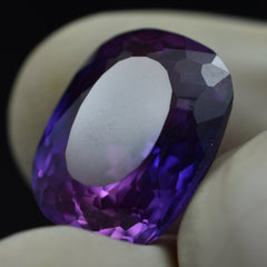 Natural 9.20 Tanzanite Certified Cushion Cut Loose Purple Gemstone Ensure Ethical Sourcing Perfect Purple Tanzanite Gem