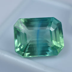 Bluish Green Montana Sapphire 9.65 Carat Certified Loose Gemstone Natural Green Sapphire Stone