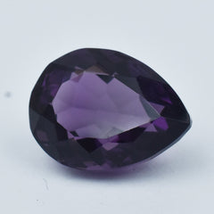 Stunning Natural Purple Tanzanite Gemstone Pear Cut 13.45 Carat Certified Natural Tanzanite Loose Gemstone