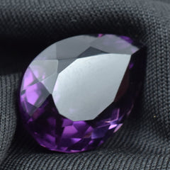 Stunning Natural Purple Tanzanite Gemstone Pear Cut 13.45 Carat Certified Natural Tanzanite Loose Gemstone