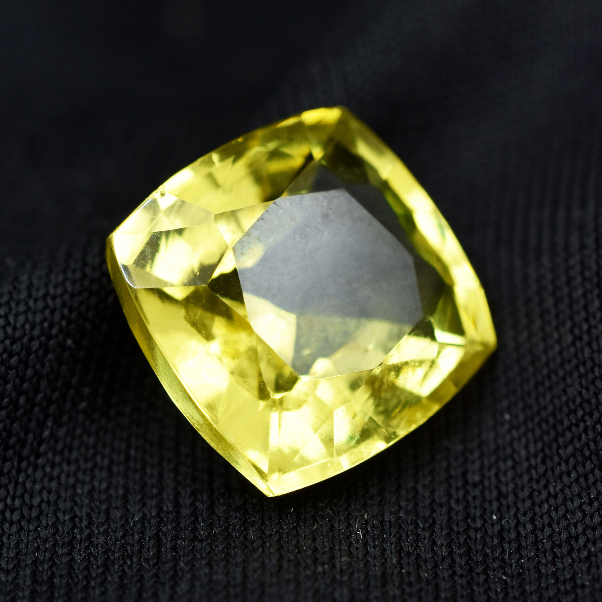 Sri Lanka Sapphire Yellow Square Cushion Cut 10.10 Carat Certified Natural Loose Gemstone Best For Healing Properties