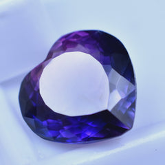 Extremely Rare Purple Tanzanite 8.35 Carat Heart Shape Certified Natural Loose Gemstone