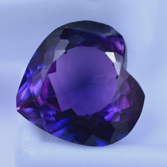 Extremely Rare Purple Tanzanite 8.35 Carat Heart Shape Certified Natural Loose Gemstone