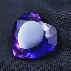 Extremely Rare Purple Tanzanite 8.35 Carat Heart Shape Certified Natural Loose Gemstone