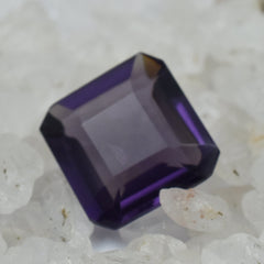 Natural Certified Purple Tanzanite 7.05 Carat Square Shape Tanzanite Loose Gemstone From Tanzania Jewelry Making Gem