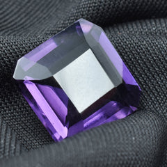 Natural Certified Purple Tanzanite 7.05 Carat Square Shape Tanzanite Loose Gemstone From Tanzania Jewelry Making Gem