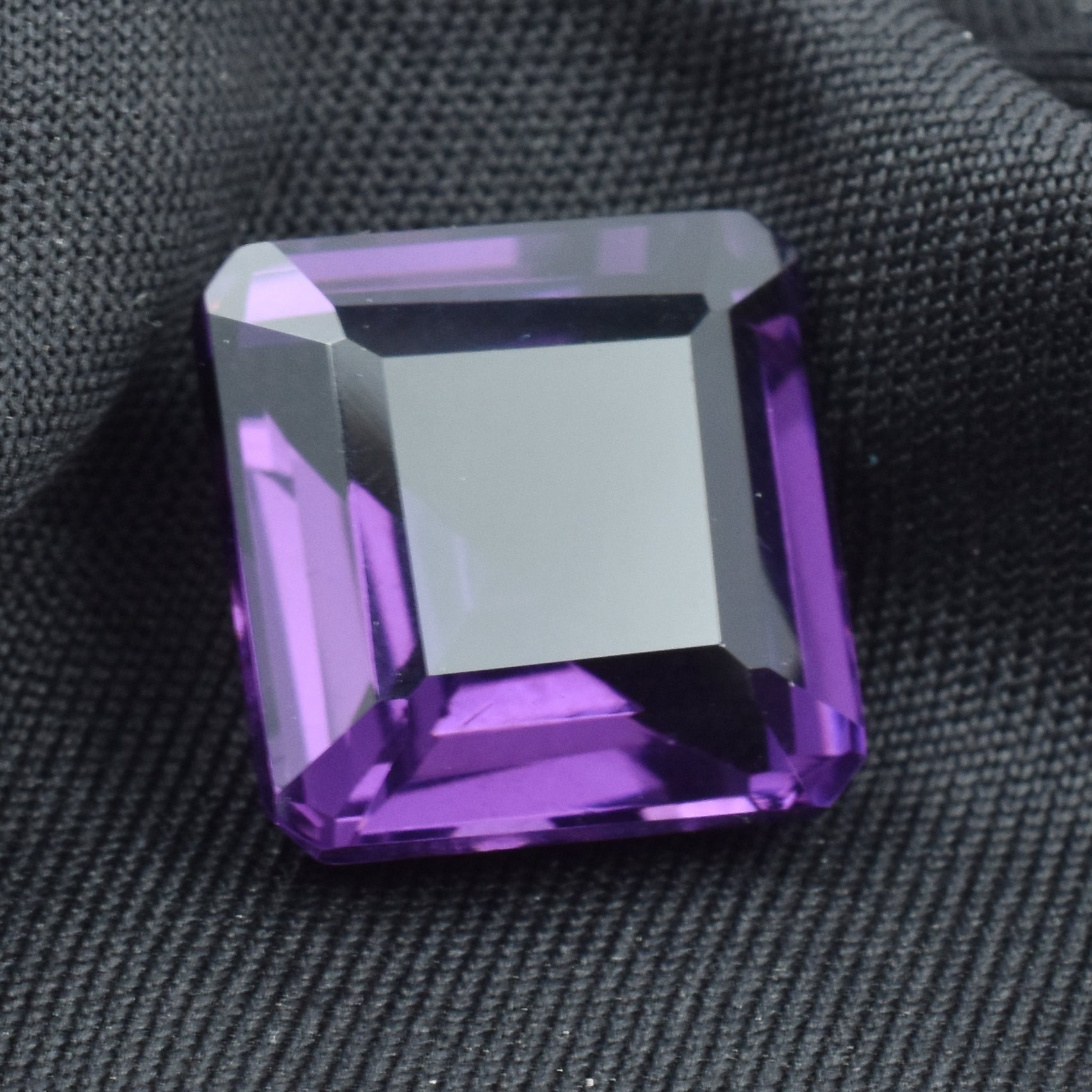 Prettiest Tanzanite Square Cut 13.35 Carat Certified Natural Purple Tanzanite Loose Gemstone