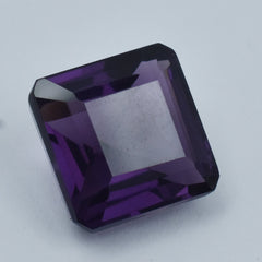 Prettiest Tanzanite Square Cut 13.35 Carat Certified Natural Purple Tanzanite Loose Gemstone