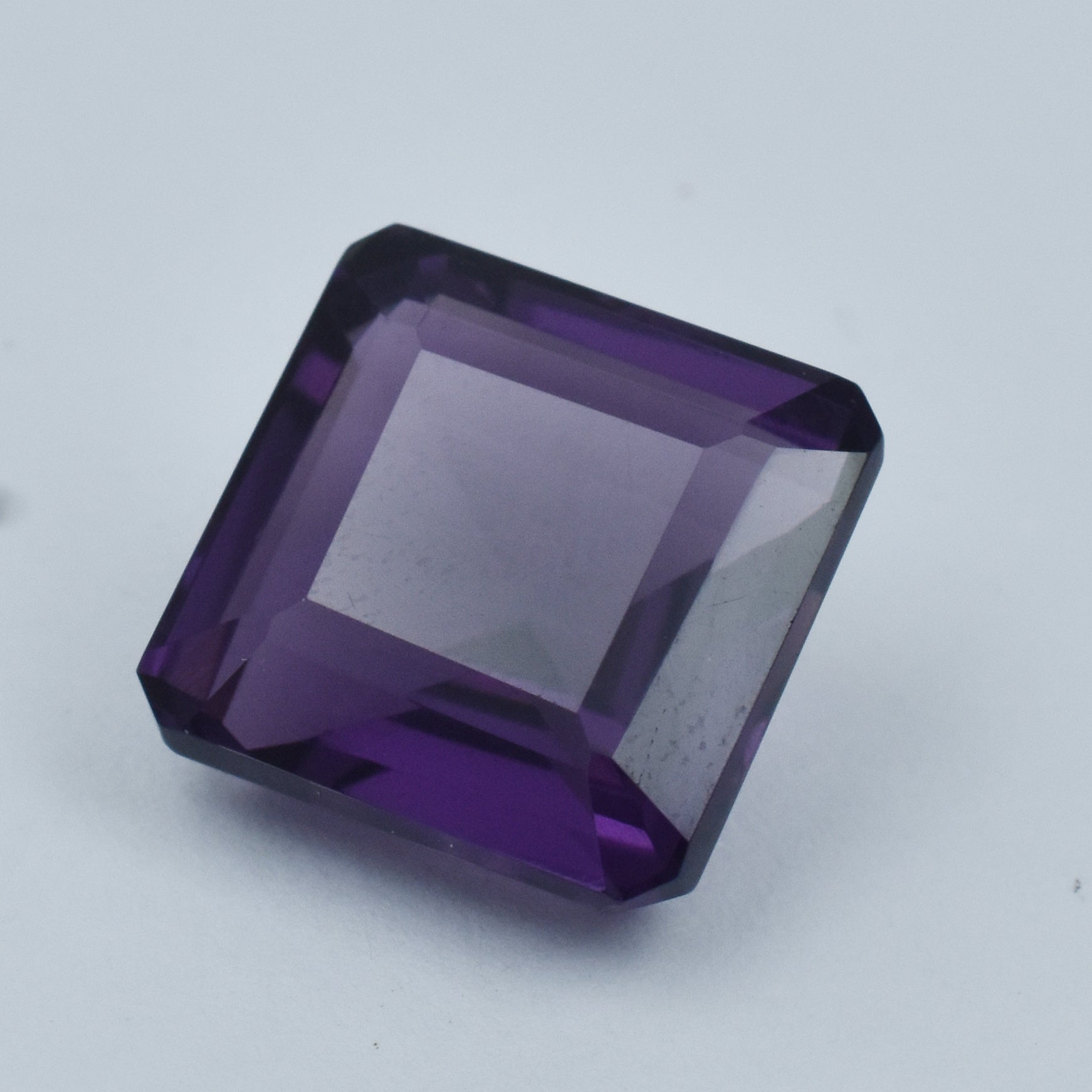 Prettiest Tanzanite Square Cut 13.35 Carat Certified Natural Purple Tanzanite Loose Gemstone