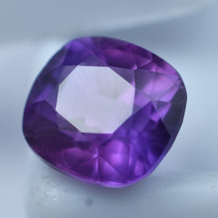 AAA Color, Sparkling Sapphire - Certified Gemstone 8.25 Ct Best Square Cushion Cut Natural Color Change Purple Sapphire Loose Gem | Free Shipping With Gift | Bumper Offer