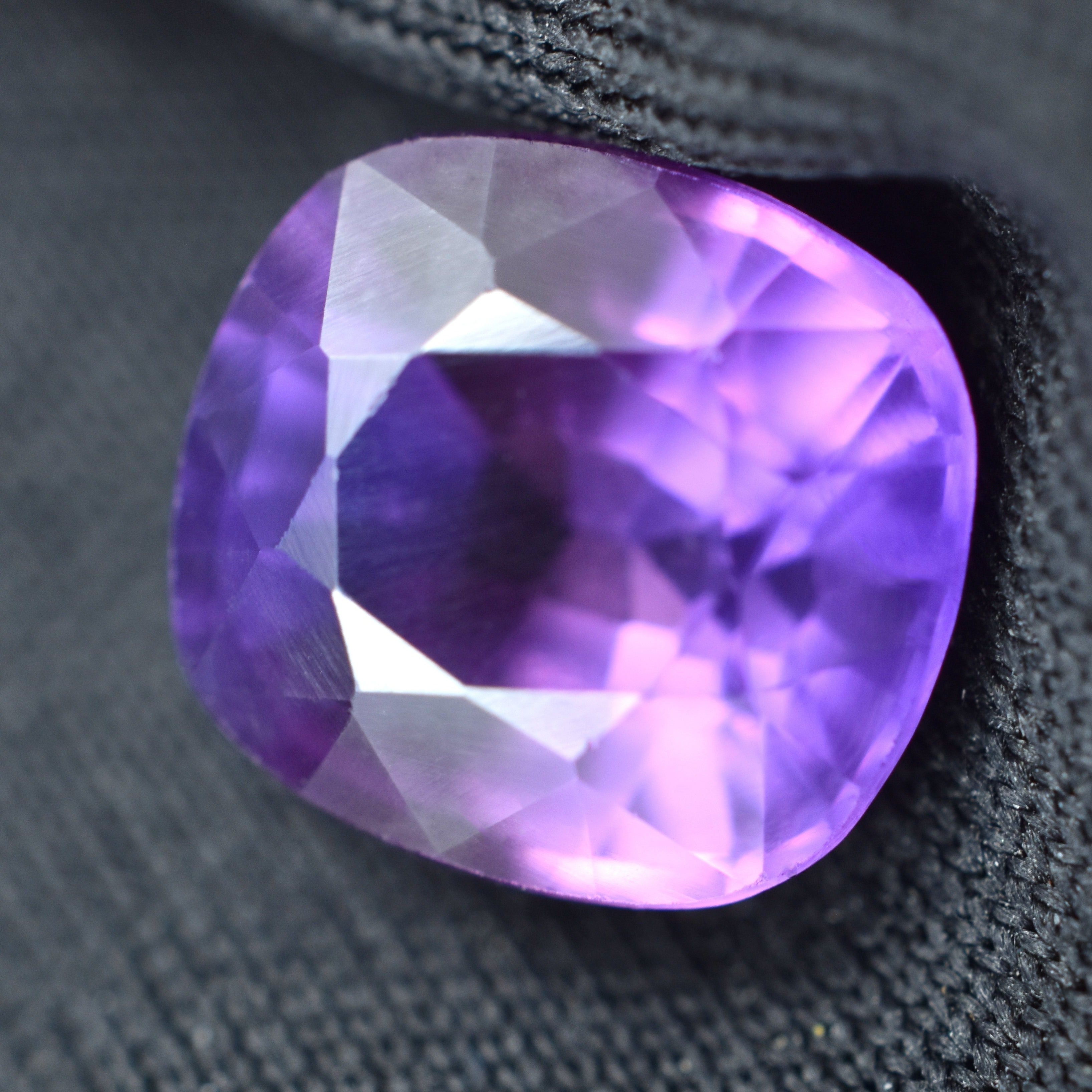 AAA Color, Sparkling Sapphire - Certified Gemstone 8.25 Ct Best Square Cushion Cut Natural Color Change Purple Sapphire Loose Gem | Free Shipping With Gift | Bumper Offer