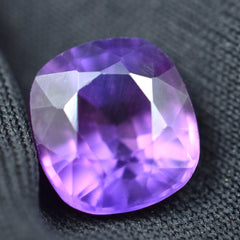 Genuine Rare Purple Tanzanite 4.45 Carat Certified Tanzanite Cushion Cut Natural Loose Gemstone