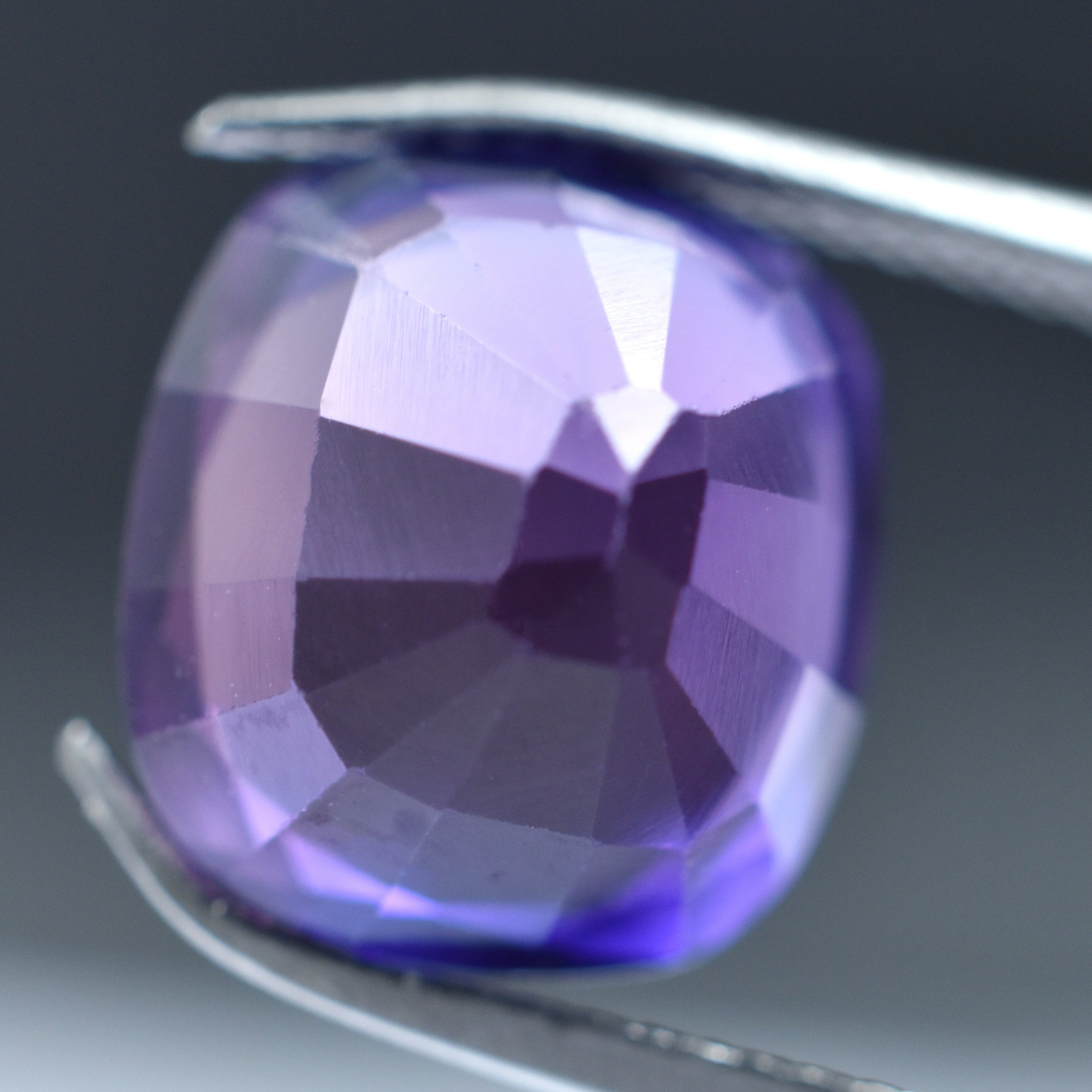 AAA Color, Sparkling Sapphire - Certified Gemstone 8.25 Ct Best Square Cushion Cut Natural Color Change Purple Sapphire Loose Gem | Free Shipping With Gift | Bumper Offer