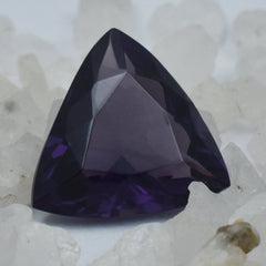 Glamourize Natural Amethyst 61.32 Carat Purple Color Amethyst Trillion Shape CERTIFIED Loose Gemstone | Amethyst Necklace | AAA+ Quality Gemstone | Best Offer