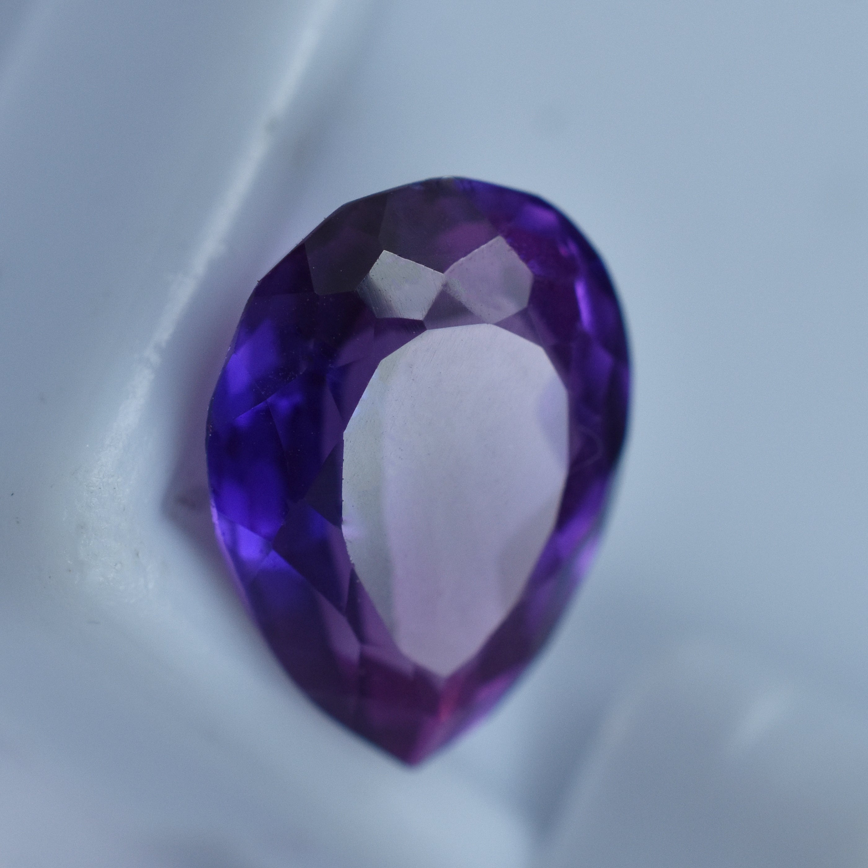 Natural Extremely Rare Purple Sapphire Gem 10.32 Carat CERTIFIED Pear Cut Color Change Sapphire Loose Gemstone | FREE Delivery FREE Gift | Biggest Offer