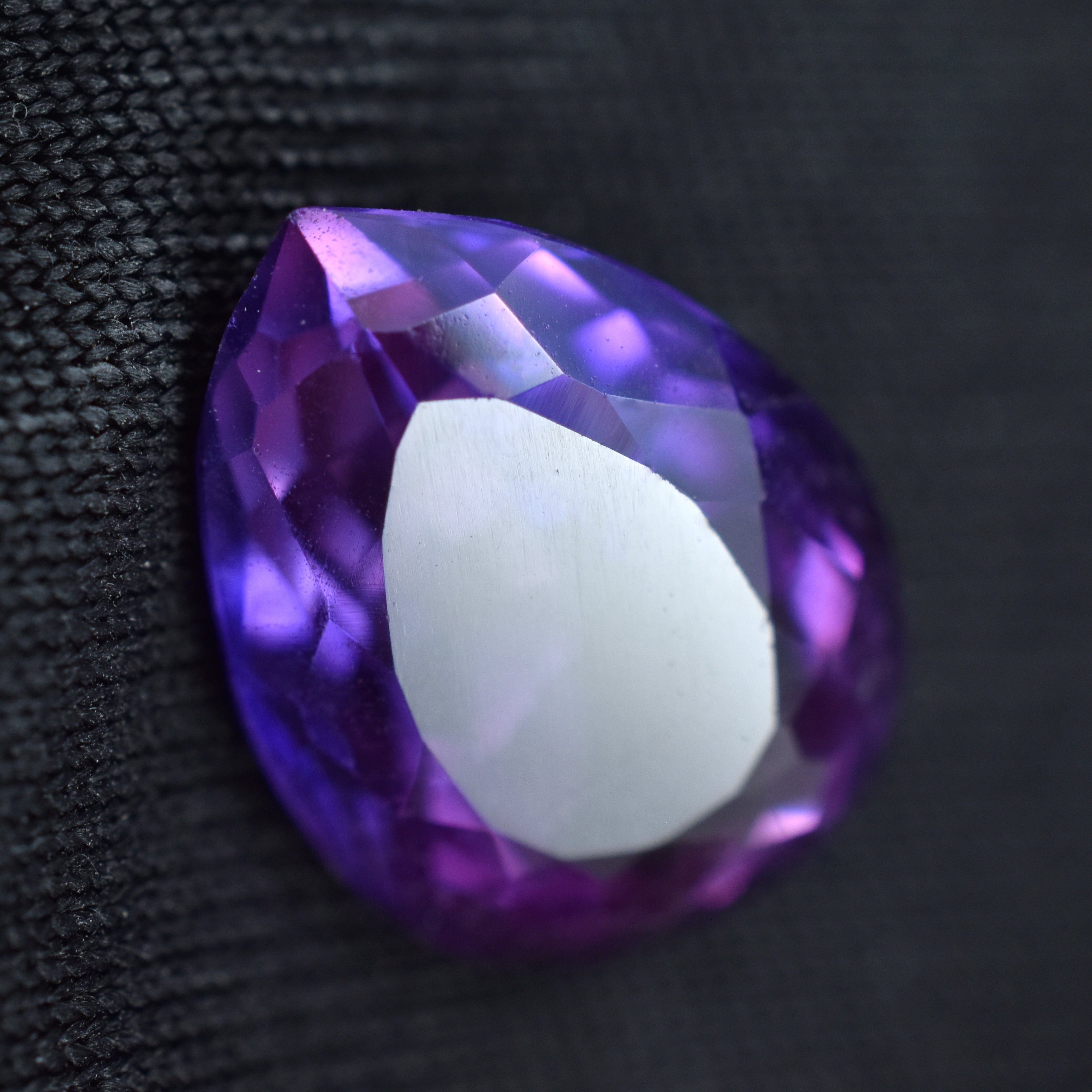 Natural Extremely Rare Purple Sapphire Gem 10.32 Carat CERTIFIED Pear Cut Color Change Sapphire Loose Gemstone | FREE Delivery FREE Gift | Biggest Offer
