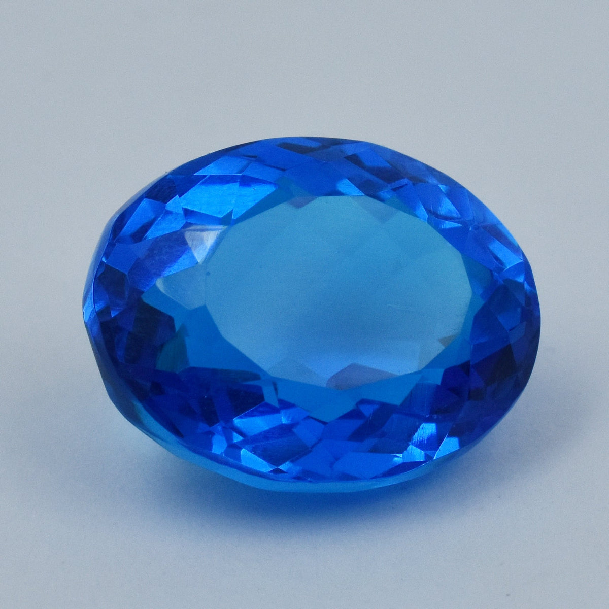 Certified Natural 18.35 Carat Oval Cut Blue Tanzanite Loose Gemstone Attractive Tanzanite Gemstone