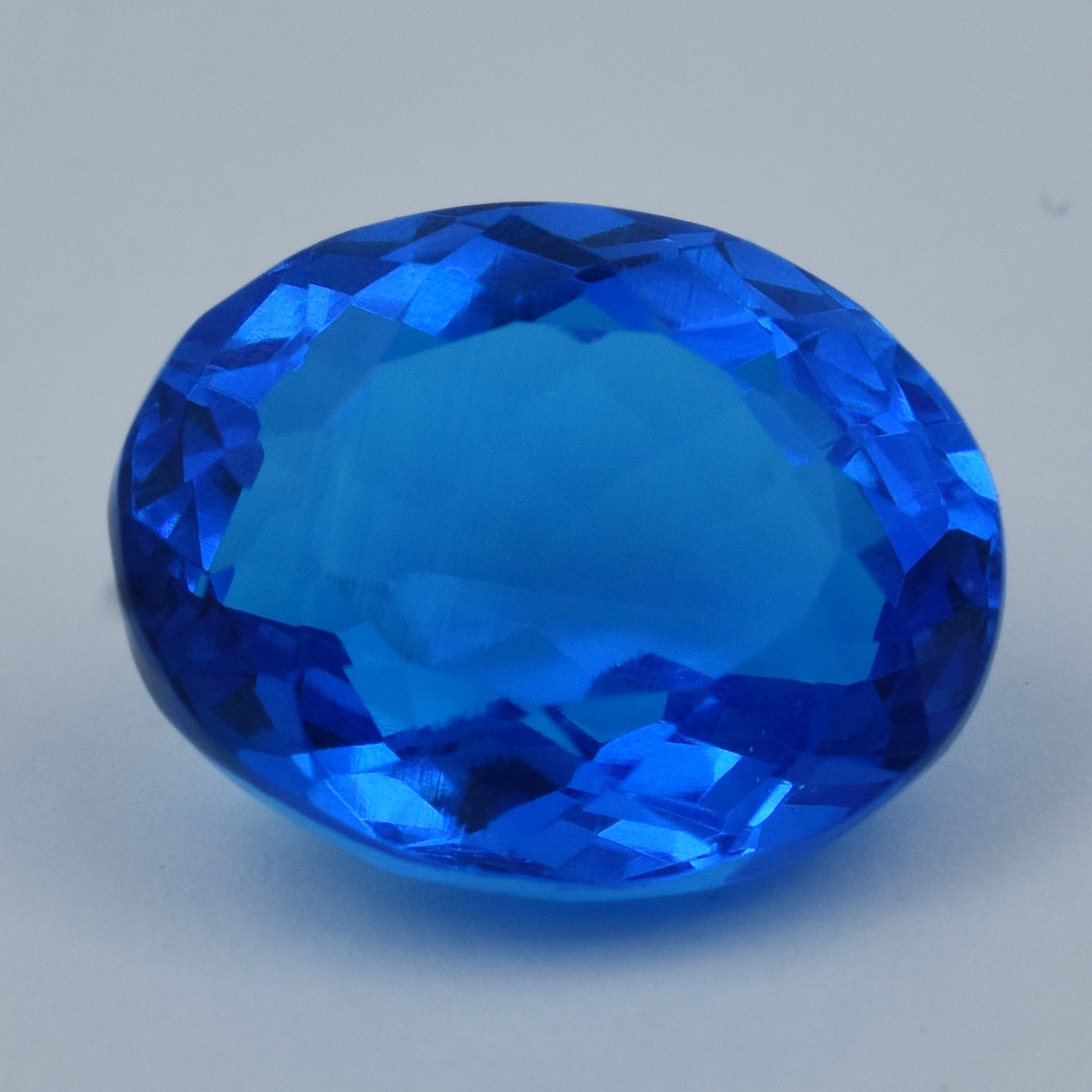 Certified Natural 18.35 Carat Oval Cut Blue Tanzanite Loose Gemstone Attractive Tanzanite Gemstone