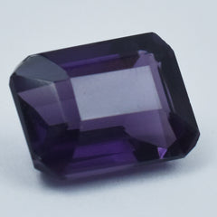 Purple Color 9.00 Carat Certified Rare Tanzanite Emerald Cut Natural Loose Gemstone With Free Shipping & Gift