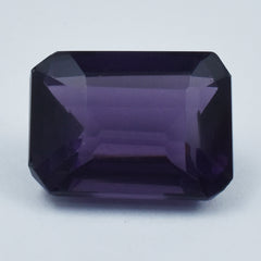 Purple Color 9.00 Carat Certified Rare Tanzanite Emerald Cut Natural Loose Gemstone With Free Shipping & Gift