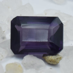 Purple Color 9.00 Carat Certified Rare Tanzanite Emerald Cut Natural Loose Gemstone With Free Shipping & Gift