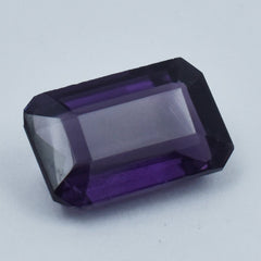 Certified 9.50 Carat Natural Purple Tanzanite Emerald Cut Loose Gemstone Tanzanite Birthstone and Anniversary Stone