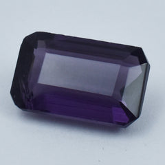 Certified 9.50 Carat Natural Purple Tanzanite Emerald Cut Loose Gemstone Tanzanite Birthstone and Anniversary Stone