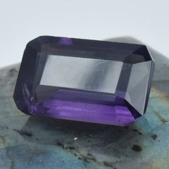 Certified 9.50 Carat Natural Purple Tanzanite Emerald Cut Loose Gemstone Tanzanite Birthstone and Anniversary Stone