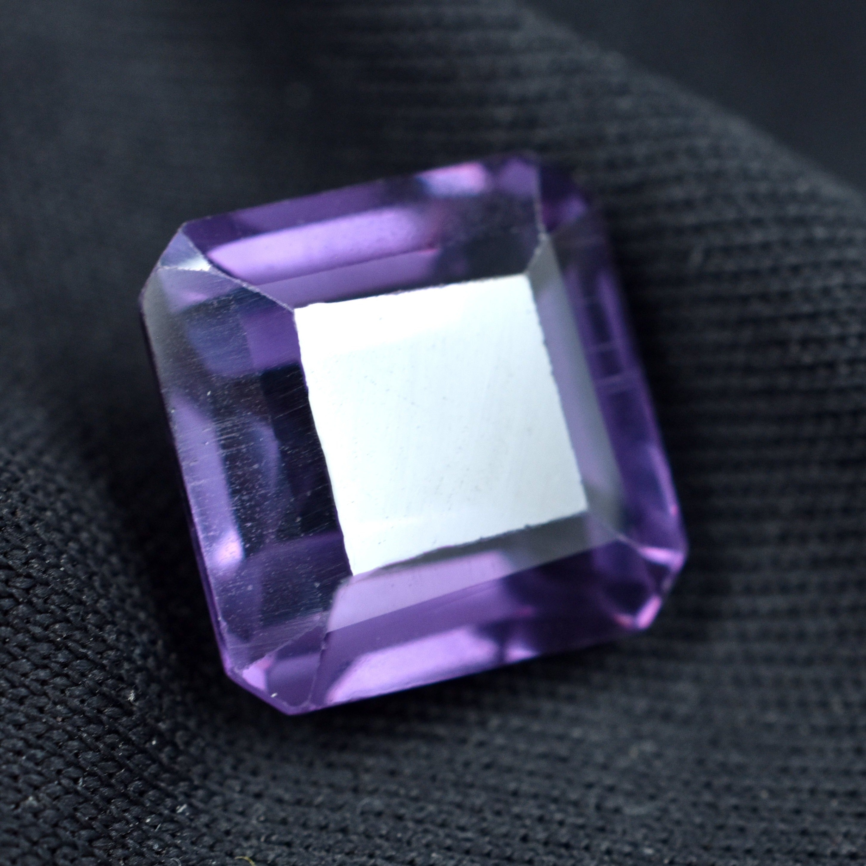 10.80 Carat Certified Natural Color-Change Alexandrite Square Shape Loose Gemstone Russian Alex Gem