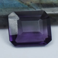 Natural Emerald Cut Purple Tanzanite 7.00 Carat Certified Loose Gemstone  Beneficial Gem