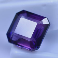 Prettiest Tanzanite Gemstone 7.25 Carat Square Shape Certified Natural Loose Gemstone Tanzania Best Gem