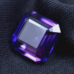 Prettiest Tanzanite Gemstone 7.25 Carat Square Shape Certified Natural Loose Gemstone Tanzania Best Gem