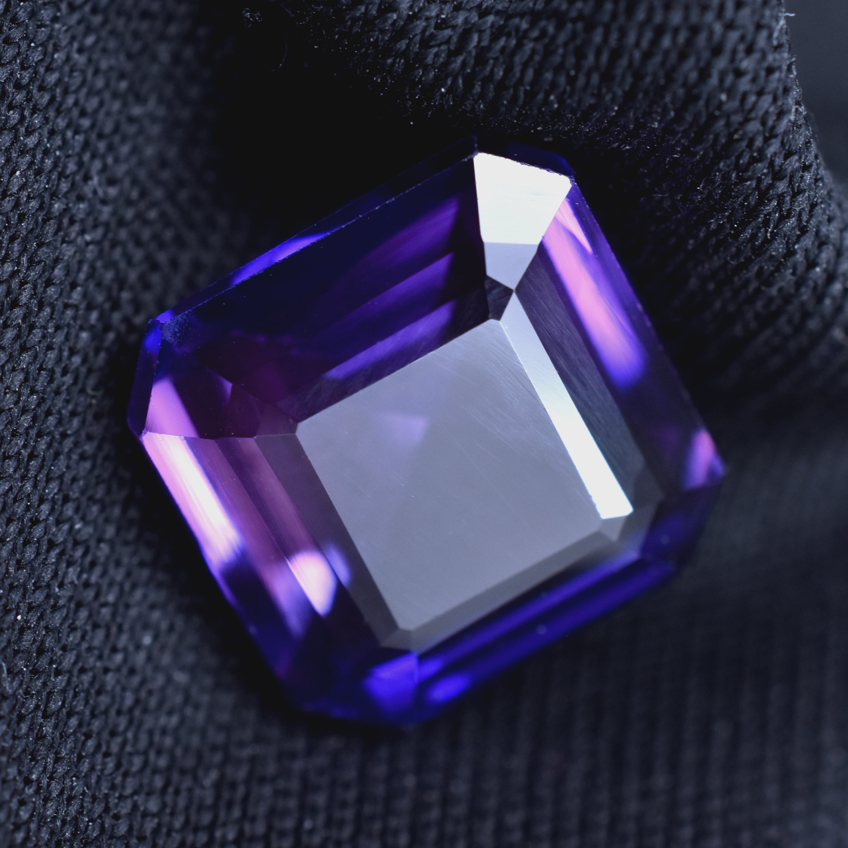 Glorious Square Sapphire Stone For Ring , Square Cut Purple Sapphire 8.90 Ct Square Cut Color Change Sapphire Natural Certified Loose Gemstone | Wedding Gift | Gift For Wife/Sister | Free Delivery Free Gift