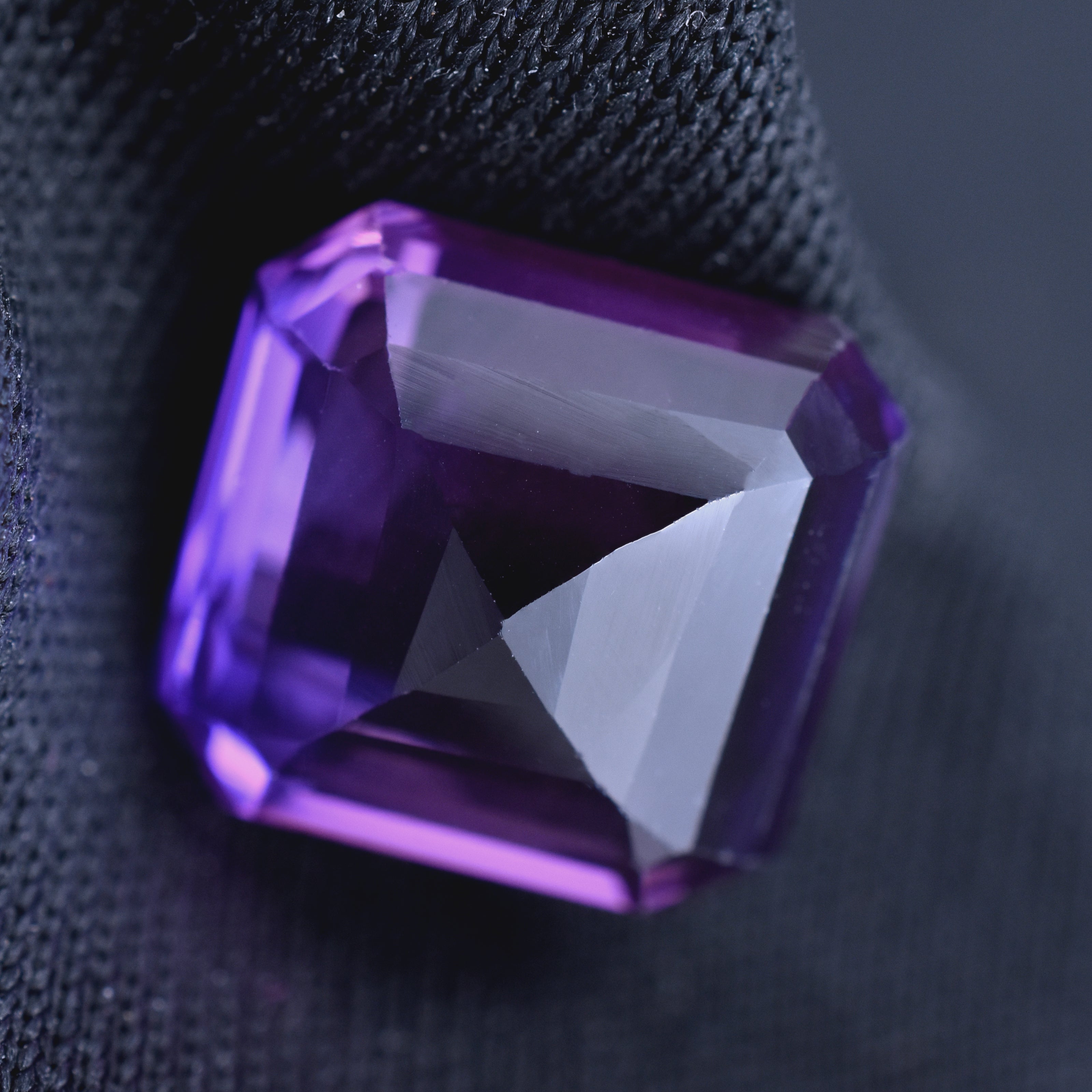 Glorious Square Sapphire Stone For Ring , Square Cut Purple Sapphire 8.90 Ct Square Cut Color Change Sapphire Natural Certified Loose Gemstone | Wedding Gift | Gift For Wife/Sister | Free Delivery Free Gift