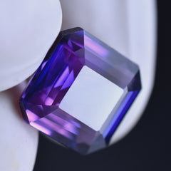 Glorious Square Sapphire Stone For Ring , Square Cut Purple Sapphire 8.90 Ct Square Cut Color Change Sapphire Natural Certified Loose Gemstone | Wedding Gift | Gift For Wife/Sister | Free Delivery Free Gift