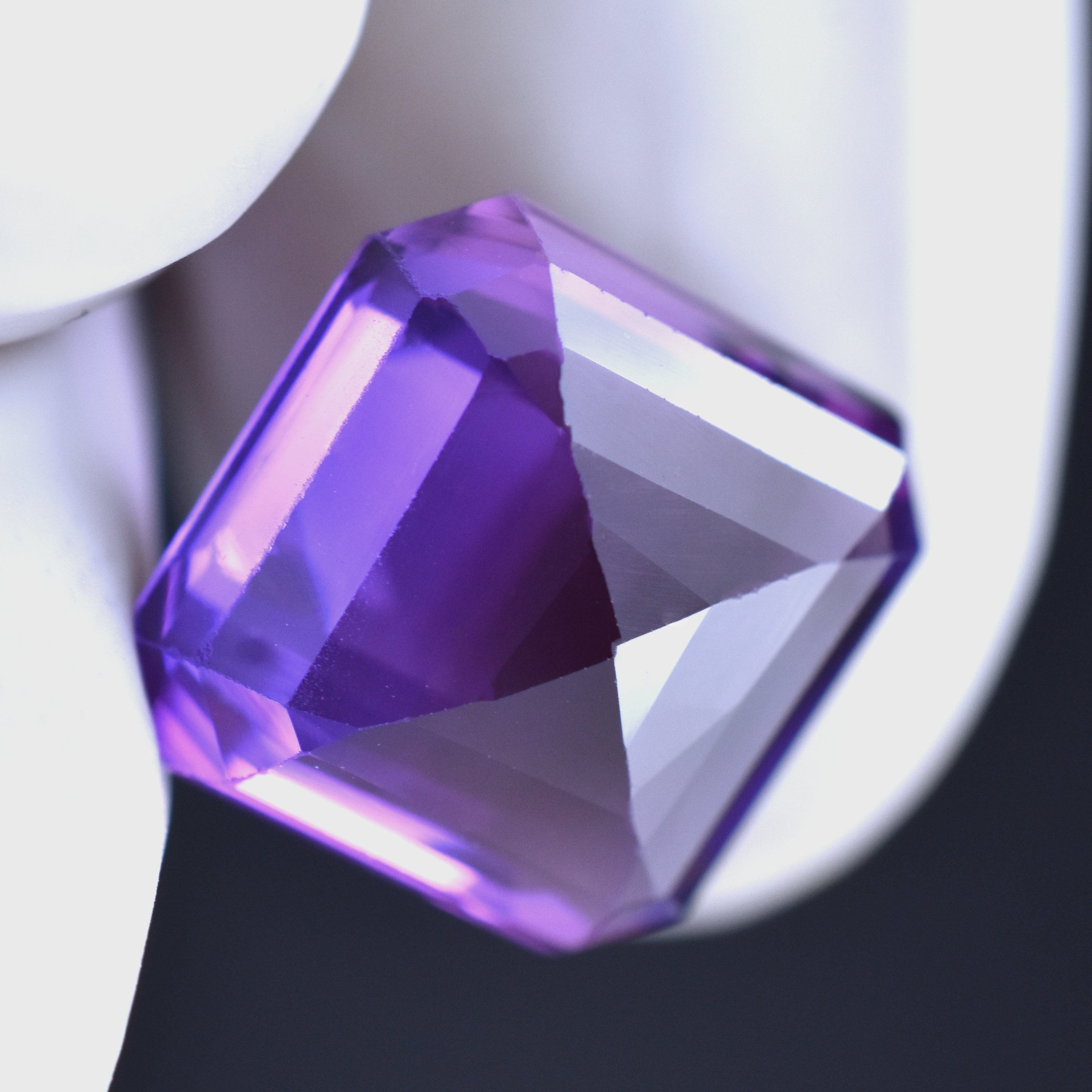 Glorious Square Sapphire Stone For Ring , Square Cut Purple Sapphire 8.90 Ct Square Cut Color Change Sapphire Natural Certified Loose Gemstone | Wedding Gift | Gift For Wife/Sister | Free Delivery Free Gift